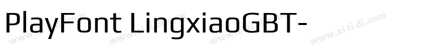 PlayFont LingxiaoGBT字体转换